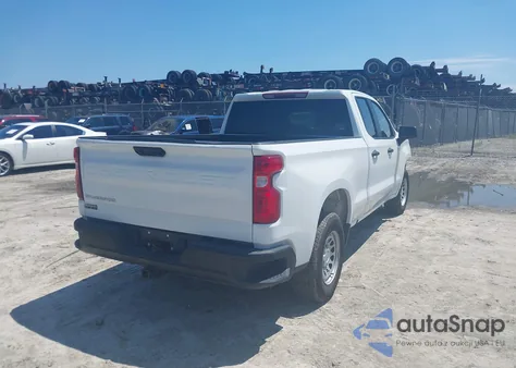 2025 Chevrolet Silverado 1500 2Wd Double Cab Standard Bed Wt z USA, uszkodzony, nr VIN 1GCRAAEK8SZ124732